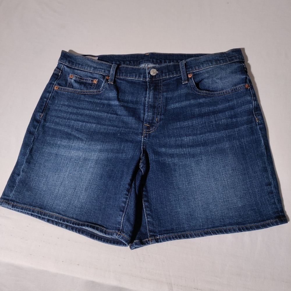 Gap Womens Mid Rise Denim Shorts‎ Sz 32 14R (36"x6.5" Actual) Vtg